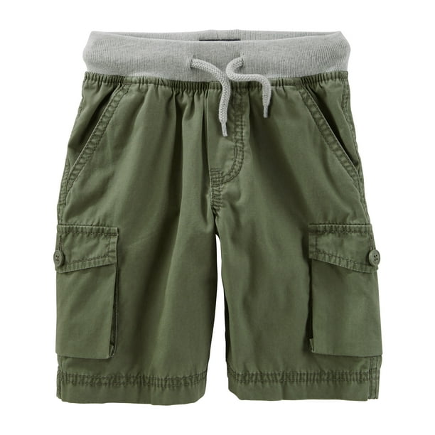 OshKosh BGosh Toddler Boys Chambray Pull On Cargo Shorts 24 Months OshKosh BGosh Toddler Boys Chambray Pull On Cargo Shorts 24 Months